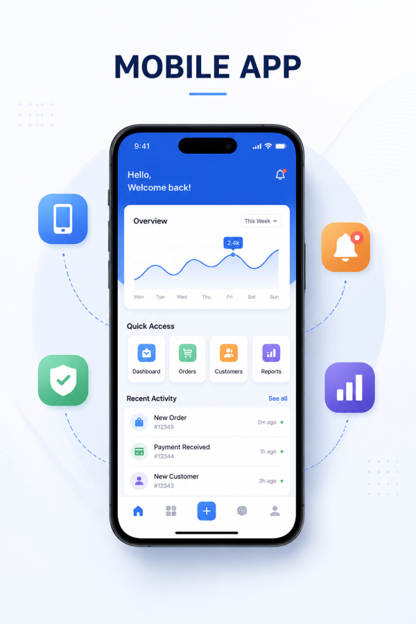 VTHINKTECH cung cấp dịch vụ Mobile App