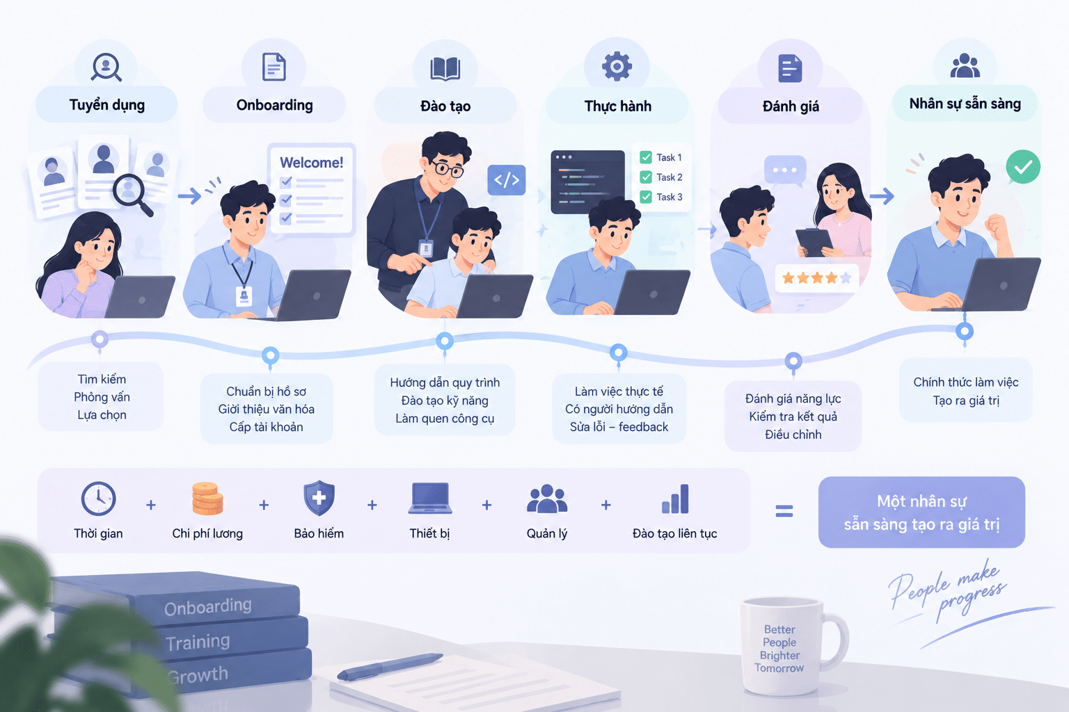 Chi phí tuyển full-time so với thuê Dedicated Team cho dự án IT