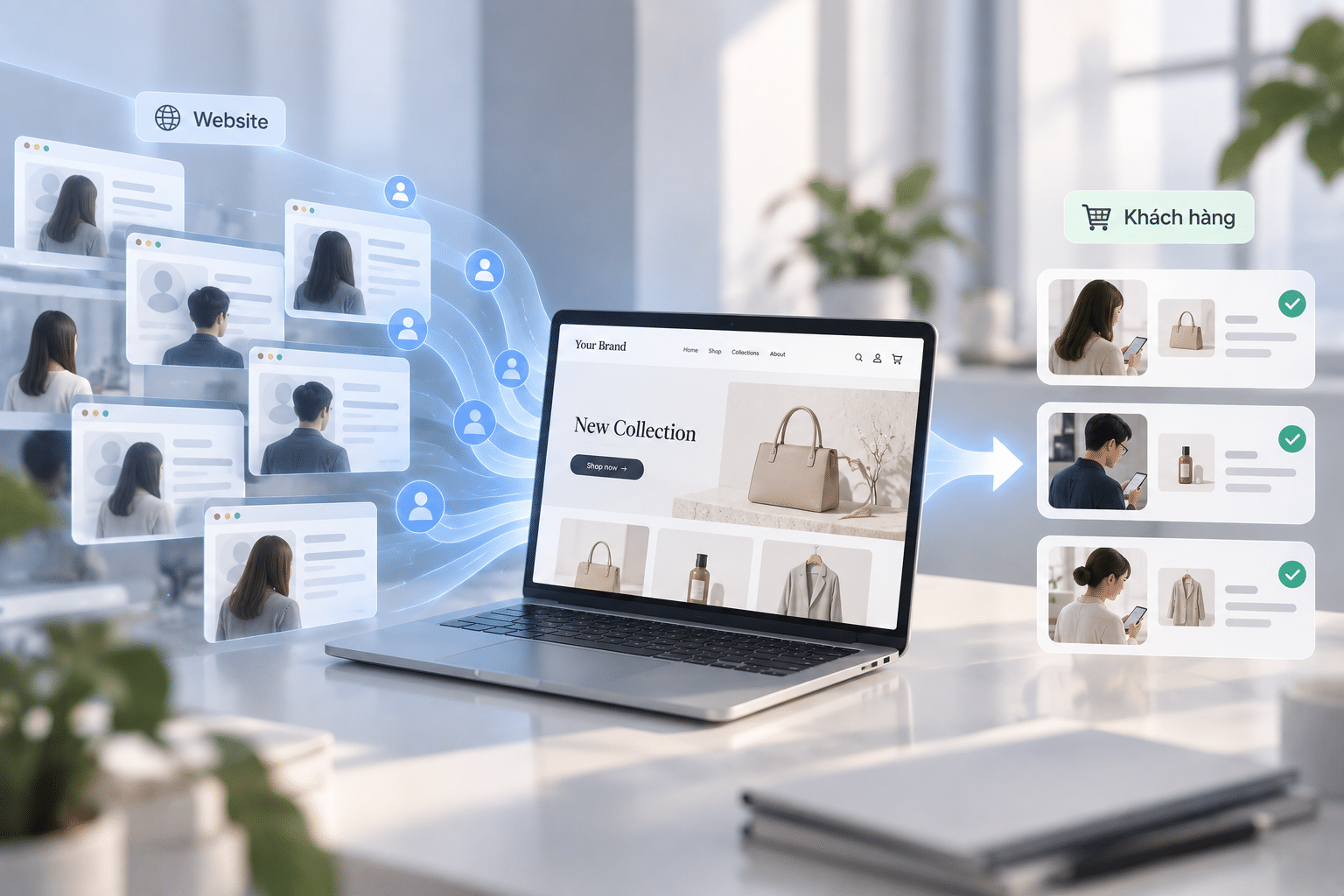 Website conversion giúp doanh nghiệp chuyển đổi khách truy cập thành khách hàng